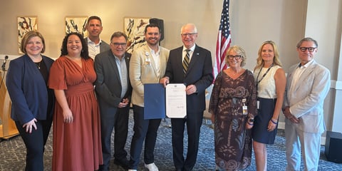 Governor Walz Celebrates New "Grandparents' Happy Hour" Law at Amira Choice Champlin