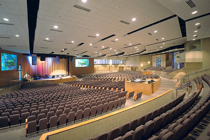inside of hosanna church sanctuary